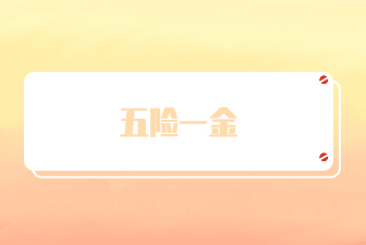 五險(xiǎn)一金